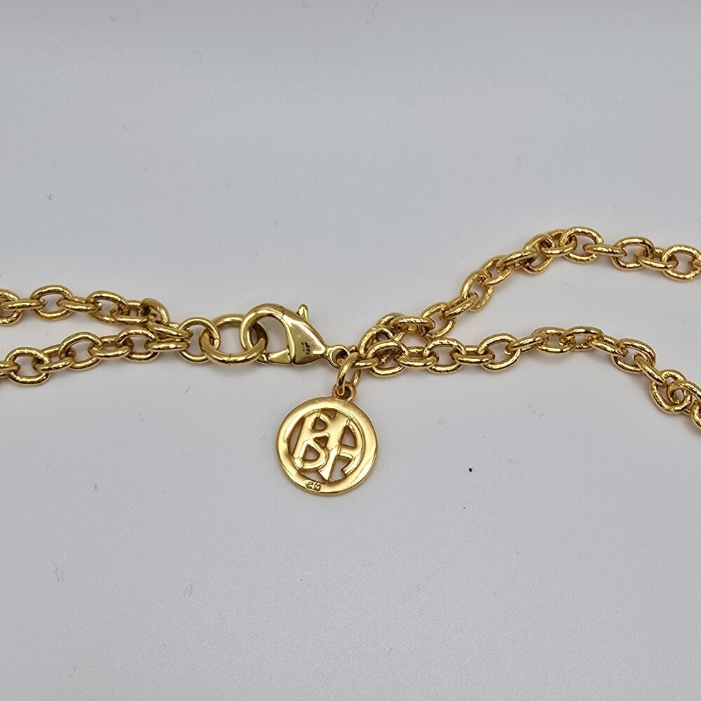 Vintage Ben Amun Gold and Bead Long Necklace - Picture 3 of 4